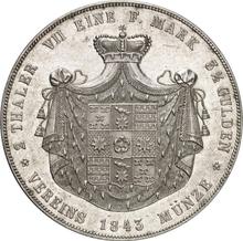 2 Thaler 1843 A  