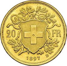 20 Francs 1897 B   "Vreneli"