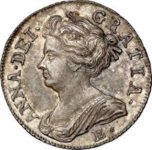 Shilling 1708 E *   "The Edinburgh Portrait"