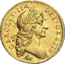 Five guineas 1683    "Second laureate bust"