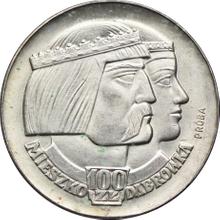 100 Zlotych 1966 MW  WK "1000 Jahre Polen" (Probe)