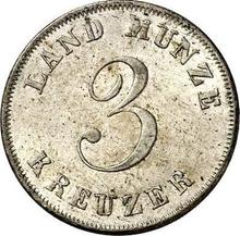 3 Kreuzer 1831   