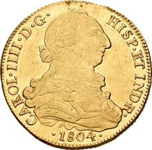 8 Escudos 1804 So FJ 