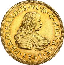4 Escudos 1747 M J 