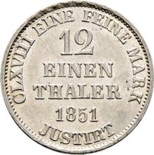 1/12 Thaler 1851  B 