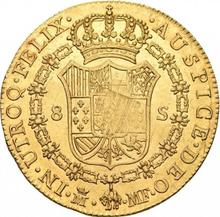 8 escudo 1790 M MF 