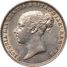 Sixpence 1860   
