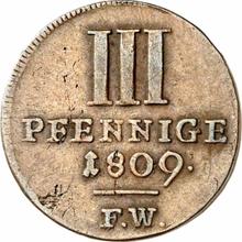 3 Pfennig 1809  F.W. 