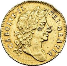 Guinea 1673    "Fourth laureate bust"