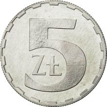 5 Zlotych 1989 MW  