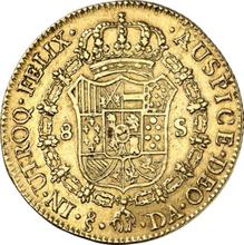 8 Escudos 1790 So DA 