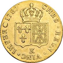 Doppelter Louis d'or 1787 K  