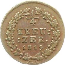 1/4 kreuzer 1819   L