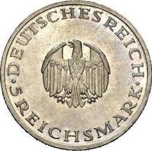 5 Reichsmark 1929 G   "Lessing"