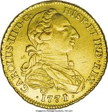4 Escudos 1771 NR VJ 
