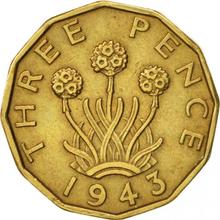 Threepence 1943   HP