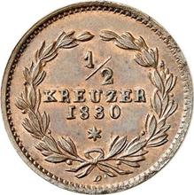 1/2 Kreuzer 1830   