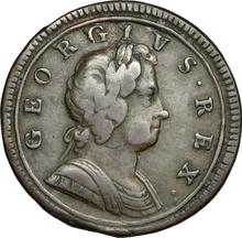 Halfpenny 1723    "Second laureate bust"