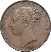 Farthing 1845   WW