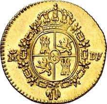 1/2 Escudo 1786 M DV 