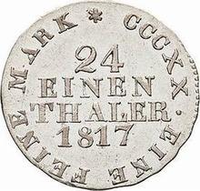 1/24 Thaler 1817  I.G.S. 