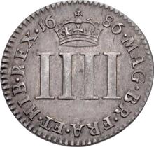 Fourpence (Groat) 1686   