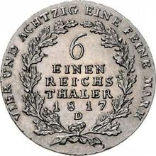 1/6 Thaler 1817 D  
