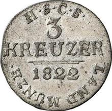 3 Kreuzer 1822  S 