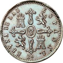 8 Maravedís 1855 Ba   "Denomination on obverse"