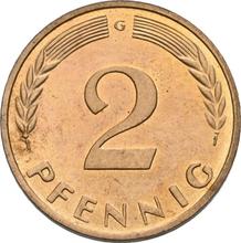 2 Pfennig 1962 G  