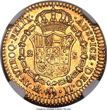 2 Escudos 1820 Mo JJ 