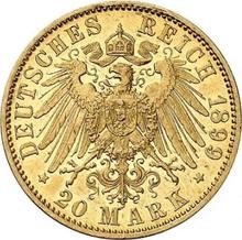 20 Mark 1899 A   "Hesse"