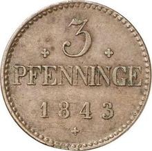 3 Pfennig 1843   