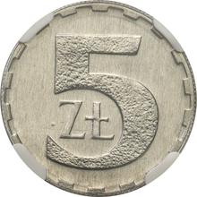 5 Zlotych 1990 MW  