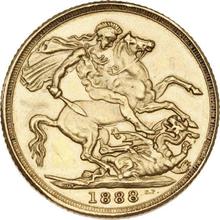Sovereign 1888   JEB "Jubilee Head"