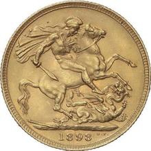 Соверен 1898 S   "Вуаль на голове"