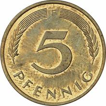 5 Pfennig 1992 F  