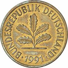 5 Pfennig 1991 G  