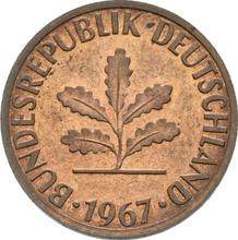 2 Pfennig 1967 G  