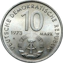 10 Mark 1973 A   "Festival of Youth and Students"