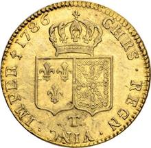 Double Louis d'Or 1786 T  