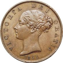 1/2 Penny 1851   WW