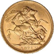 Sovereign 1871 S  WW "St. George"