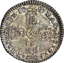 Sixpence 1697 E   "First laureated bust"