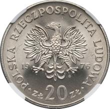 20 Zlotych 1976 MW   "Marceli Nowotko"