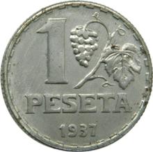 1 peseta 1937    (Prueba)