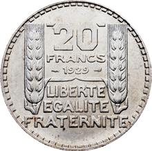 20 francos 1929   