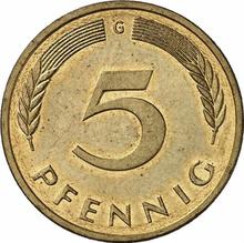5 Pfennig 1992 G  