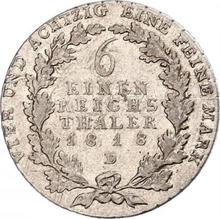 1/6 Thaler 1818 D  
