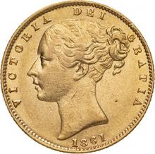 Sovereign 1861   WW "Shield"